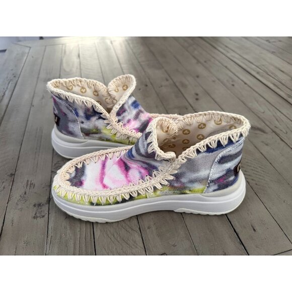 MOU Summer eskimo sneaker canvas Size 40 10 - Picture 6 of 8